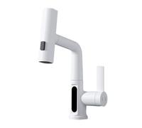Robinet d'évier de cuisine, mitigeur pour évier de cuisine, robinet avec ressort rotatif à 360 ° avec pommeau amovible, robinet à trois modes d'eau pour évier de cuisine, baignoires, lavabo