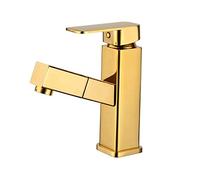 Robinet d'évier de Cuisine Robinets polis à poignée Unique Mélangeur monté en Laiton Robinets d'eau Robinets de lavabo Vanité de Salle de Bain Eau Chaude et Froide Dragon Robinet d'eau