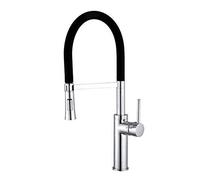 Robinet d'évier de Cuisine Tout en cuivre, Mode Couleur Haut de Gamme, Robinet de mé Rotatif en cuivre monotrou, Robinet mitigeur d'eau Froide Kitchen Faucet