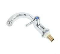 Robinet d'évier de salle de bain en matériau ABS - Robinet d'eau froide unique avec débit constant - Économie d'eau - Flux doux - Installation facile - Résistant à la décoloration - Convient pour la