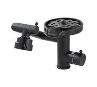 Robinet D'évier et Rince Verres 2 en 1, Robinet D'évier de Cuisine Rotatif, 4 Modes de Sortie D'eau, Accessoire de Lavage de Tasses en Laiton pour Maison et L'hôtel(Black)