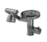 Robinet D'évier et Rince Verres 2 en 1, Robinet D'évier de Cuisine Rotatif, 4 Modes de Sortie D'eau, Accessoire de Lavage de Tasses en Laiton pour Maison et L'hôtel(Gray)