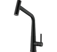 Franke Robinet d'évier Icon 115.0625.190 – Douchette extensible – Noir mat