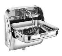 Robinet d'évier pliable en acier inoxydable pour camping-car, bateau, camping-car, lavage des mains en plein air