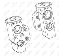 Robinet D'Expansion Climatisation NRF Pour VW Polo 6R 6C 9N Fox 5Z1 5Z3 9A4 9A2