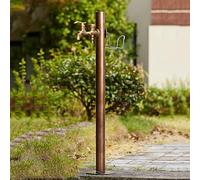 Robinet d'extérieur Antique avec système antigel - Colonne d'eau de Jardin Durable et Pistolet pulvérisateur pour Lavage et arrosage de Voiture (86 x 5 cm) - Idéal pour Toutes Les Saisons