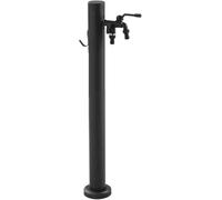 Robinet d'extérieur autoportant colonne d'eau verticale en acier inoxydable 304 fontaine d'irrigation for jardin(Cylindrical)