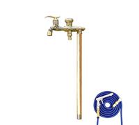Robinet d'extérieur en cuivre pour Colonne d'eau de Jardin - Borne d'arrosage de 80 cm, Indispensable pour Un arrosage Efficace, Design Durable et élégant.
