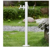 Robinet d'extérieur résistant au gel avec support, siège de tuyau d'eau de cour pour jardin, bouche d'irrigation de cour, lavage de voiture et arrosage des fleurs