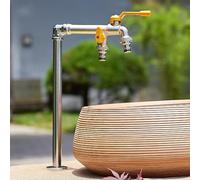 Robinet d'extérieur résistant au gel - Bouche d'incendie de jardin - Résistant aux intempéries - Rallonge de robinet autoportant (23 x 42 cm) pour protection contre le froid
