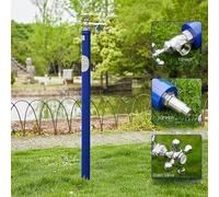 Robinet d'extérieur vertical à colonne d'eau - Robinet de puisage antigel, support de tuyau d'arrosage autoportant, robinet d'eau sur pied résistant au gel pour jardin, terrasse et usage ext