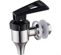 Robinet distributeur de boissons, trou de 16 à 20 mm, robinet d'eau à vin en acier inoxydable avec joint en silicone, remplacement étanche pour fête à la maison et événements de restauration