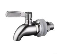 Robinet distributeur de liquide en acier inoxydable pour distributeurs de boissons utilisés dans les cafétérias scolaires, bureaux, cuisines et centres communautaires (16 mm)