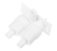Robinet Distributeur D'eau en Plastique Blanc à Bouton, Valve Intégrée | Pp, Double Bille Mécanique, Contrôle Précis du Débit, pour Distributeurs et Machines de Pipeline