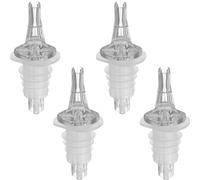 Robinet distributeur verseur de bouteille - transparent, lot de 4 pièces.