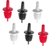Robinet doseur pour bouteilles d'alcool, lot de 6 pièces, 3 couleurs.