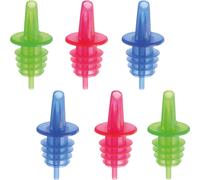 Robinet doseur pour bouteilles d'alcool, lot de 6 pièces, 3 couleurs.