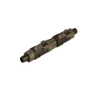 Robinet double avec connexion rapide pour tuyau Eheim Noir 16/22 mm