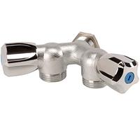 Robinet double sortie équerre Y - Sféraco