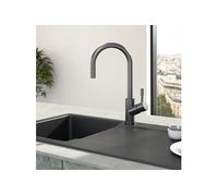 Robinet douchette Villeroy & Boch UMBRELLA FLEX inox anthracite mat
