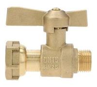 Robinet droit pour compteurs d'eau Femelle 3/4 Mâle 1/2 - GARIS - B02-RC1520 G