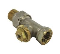 Corps de robinet droit nickelé Senso - filetage 15x21 COMAP