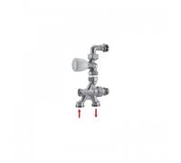 robinet thermostatique - monotube a 4 voies - r436/1 tg - r436ix043 - a visser - mâle - diametre 1/2 - giacomini r436ix04