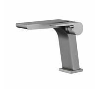 Robinet du bassin de salle de bain robinet en laiton de vanité à manche unique Vanité Vessel pont monté Torneira Hot Cold Basker Tap Washbasin Crane (noir) LWX
