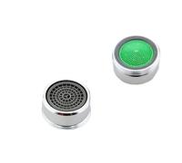 Robinet économiseur d'eau en laiton, aérateur de robinet de salle de bains à filetage M24, barboteur en acier inoxydable, filtre remplaçable, buse mixte 3 pièces