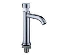 Robinet économiseur d'eau plaqué robinet doseur à fermeture automatique robinet temporisé public robinets à bouton poussoir for cuisine à domicile, salle de bain, hôtel(B)