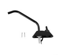 Robinet électrique 12 V avec interrupteur pour camping-car et camping - Rotation à 360°, acier inoxydable/silicone, compatible avec les pompes à membrane, pour caravanes et bateaux, noir