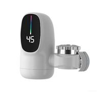 Robinet Électrique 220V Chauffant pour instantané pour affichage Numérique | Chauffe en 5 secondes, pour affichage numérique pour précis, pour idéal cuisine et salle de bain, réservoir encombrant