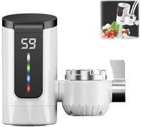 Robinet Électrique à Eau Chaude Instantanée - Affichage Numérique, 3000W, Chauffage sans Ballon, Installation Facile pour Évier Cuisine/Salle de Bain, Température Réglable 30-60°C