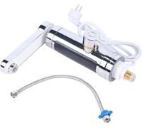 Robinet électrique, puissance 3000 W, écran LED intelligent, chauffage rapide, argenté
