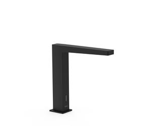 Robinet électronique à 1 eau pour lavaboActivé capteur infrarouge. Noir mat - TRES 20261310NM