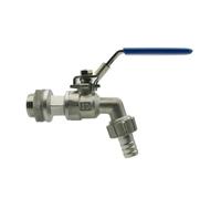 Robinet en acier inoxydable 304, buse de séparation non soudée de 1/2 pouce, noyau renforcé for jardin extérieur avec antigel