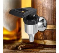 Robinet en acier inoxydable 304 pour distributeurs de boissons pour jus, boissons froides et fûts de vin avec design verseur (B)
