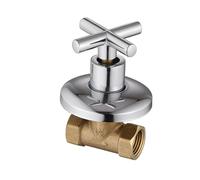 Robinet en laiton foncé DN15, interrupteur dissimulé, douche de salle de bain, alimentation en eau solaire à ouverture rapide avec accessoires d'entretien intégrés au mur.(DN15-1)