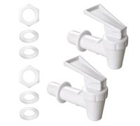 Robinet en plastique alimentairePP18mm anti fuite lot 4 usage maison fête | Robinet de remplissage pour bouteilles en verre/plastique,installation facile,adapté fête maison buffet,remplacement rapide