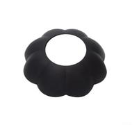 Robinet en silicone pour tapis de protection anti-éclaboussures extra long de 61 cm avec pente de 5 degrés pour un drainage rapide de comptoir de cuisine, étendoir gris (noir)