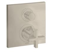 Robinet Encastrable Citterio Set finition thermostatique à poignée croisillon Axor