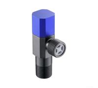 Robinet Équerre 304 - Vanne d'Arrêt Quart de Tour pour Lavabo et Toilette - Résistant 1/2" x 3/8"(cold)