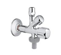 ROBINET EQUERRE DE SECURITE 1/2" SORTIE 3/8" SERIE ORIGINAL WAS CHROME GROHE