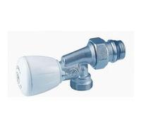 Giacomini Robinet thermostatisable R435x062 – équerre inversée Ø 15 x 21 mm, 16 mm – Blanc G