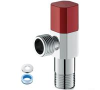Robinet Équerre Laiton 1/2" Anti-Fuite Quart de Tour(AE) | Laiton épaissi, mécanisme quart de tour, joint auto-étanche, pour idéal cuisine, salle de bain