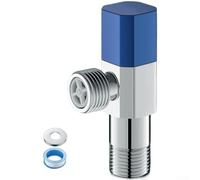 Robinet Équerre Laiton 1/2" Anti-Fuite Quart de Tour(AF) | Laiton épaissi, mécanisme quart de tour, joint auto-étanche, pour idéal cuisine, salle de bain
