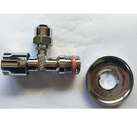 Robinet équerre, une pince, une valve sanitaire, Soupape d'angle, selbstdichted, 3/8 "