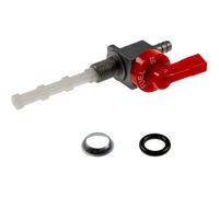 ROBINET MOBYLETTE PGT 101 102 103 104 105 SP MVL FOX VOGUE AVEC INDICATEUR DE POSITION ROUGE DIAMETRE 10MM