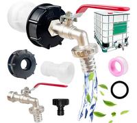 Robinet et cuve 1000L, S60X6 IBC Raccord, Raccord IBC 3/4