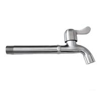 Robinet étendu en acier inoxydable avec ouverture rapide et contrôle de style clé, résistant aux hautes températures pour une gestion stable du débit d'eau (ouverture nette 20 cm)